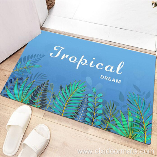 Custom Sublimation Absorbent Door Mat For Home